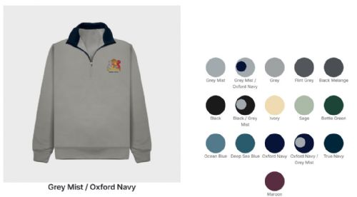 Ipswich School Lunar 1/4 zip top